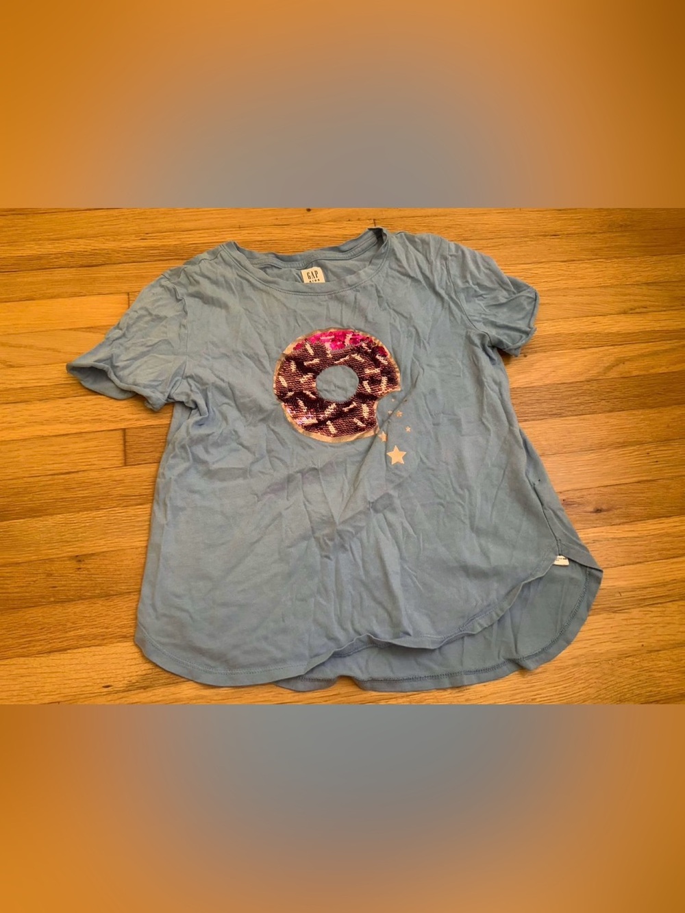 Donuts sequins shirt size 8
